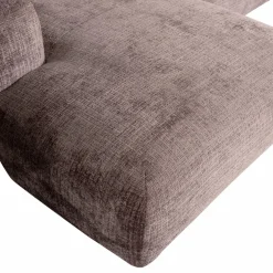 Woood CLOUD chaise longue links geweven chenille taupe Sale