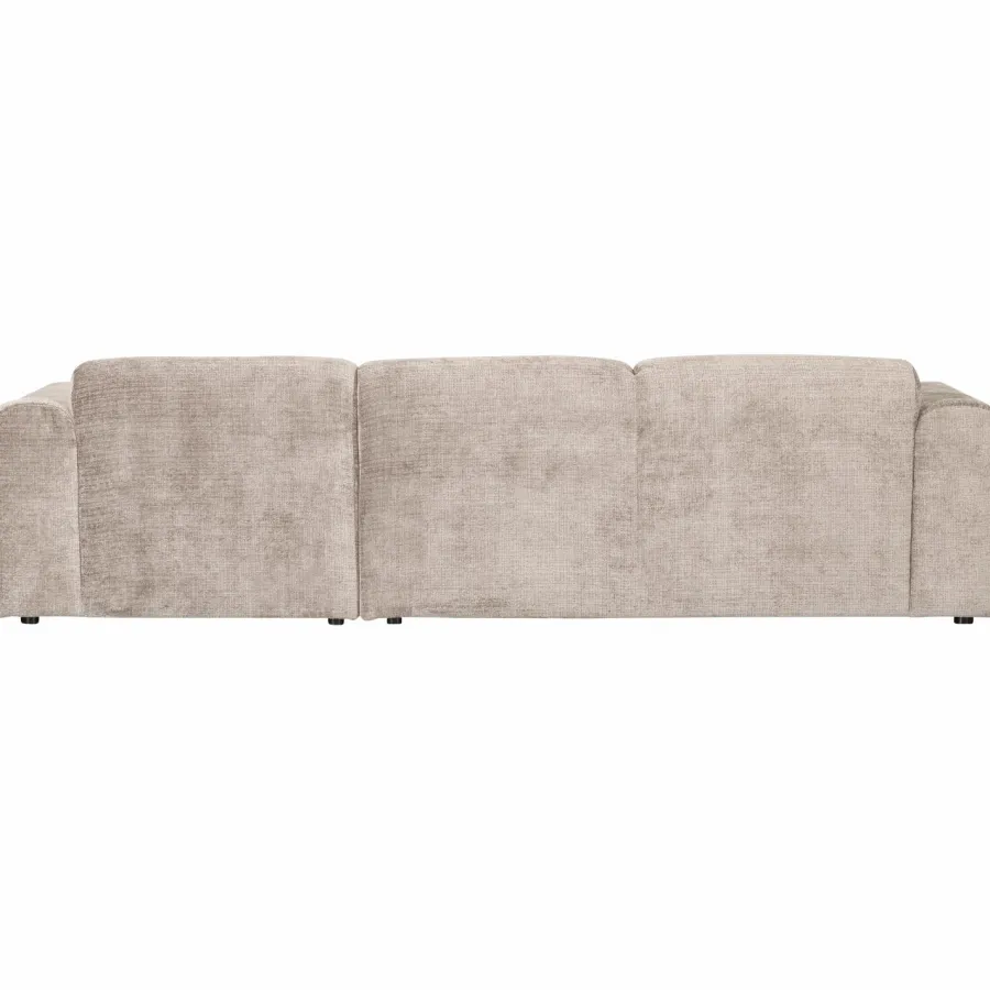 Woood CLOUD chaise longue rechts geweven chenille naturel New
