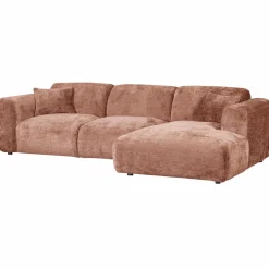 Woood CLOUD chaise longue rechts geweven chenille terra Clearance