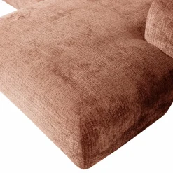 Woood CLOUD chaise longue rechts geweven chenille terra Clearance