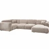 Woood CLOUD hoekbank links geweven chenille naturel New