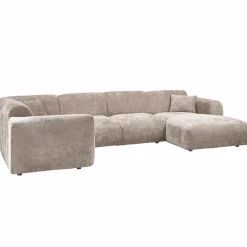 Woood CLOUD hoekbank links geweven chenille naturel New