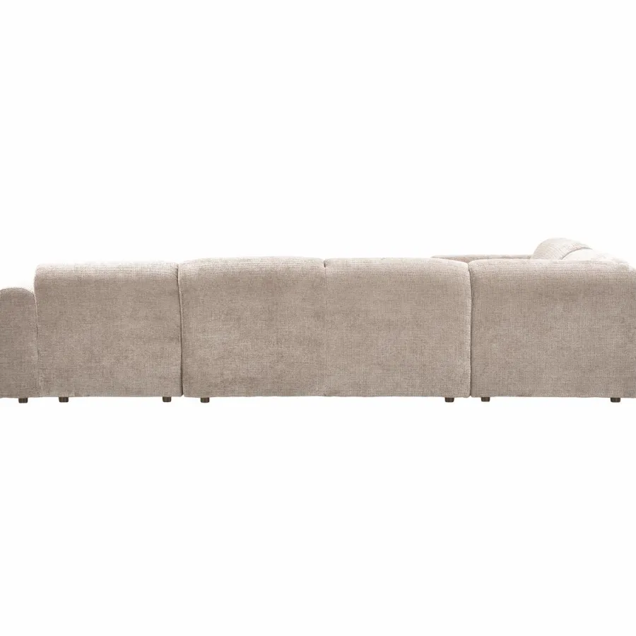 Woood CLOUD hoekbank links geweven chenille naturel New