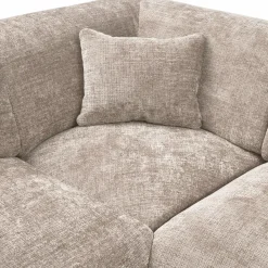 Woood CLOUD hoekbank links geweven chenille naturel New