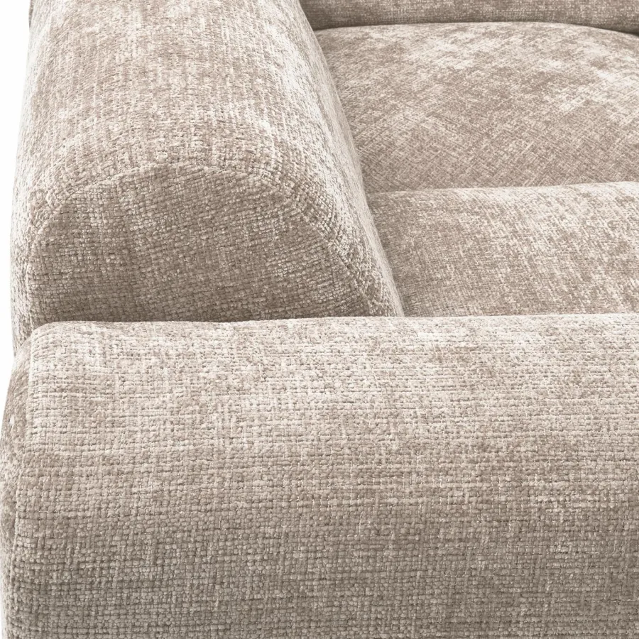 Woood CLOUD hoekbank links geweven chenille naturel New