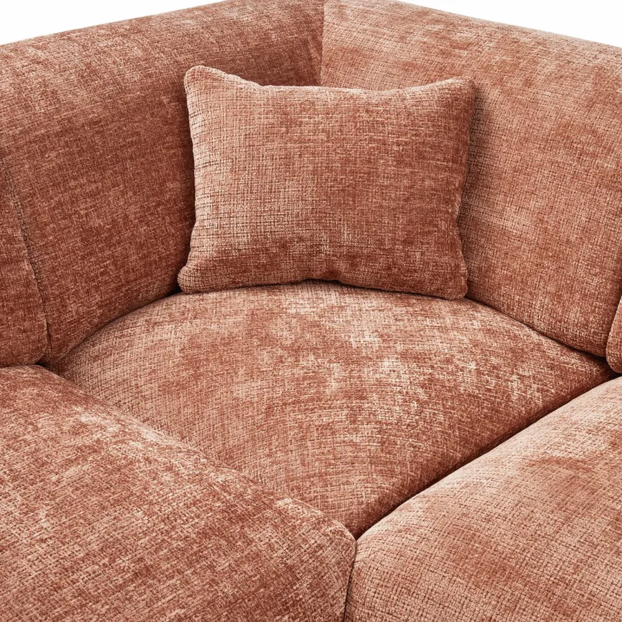 Woood CLOUD hoekbank links geweven chenille terra Outlet