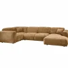 Woood CLOUD hoekbank links geweven chenille honinggeel Sale