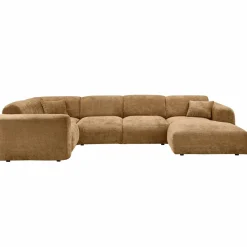 Woood CLOUD hoekbank links geweven chenille honinggeel Sale
