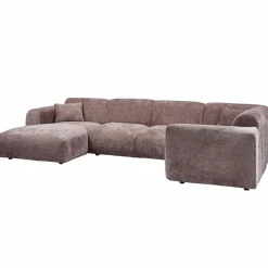 Woood CLOUD hoekbank rechts geweven chenille taupe Clearance