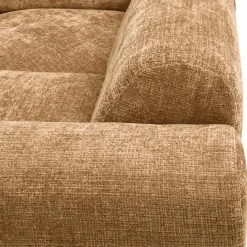 Woood CLOUD hoekbank rechts geweven chenille honinggeel Online