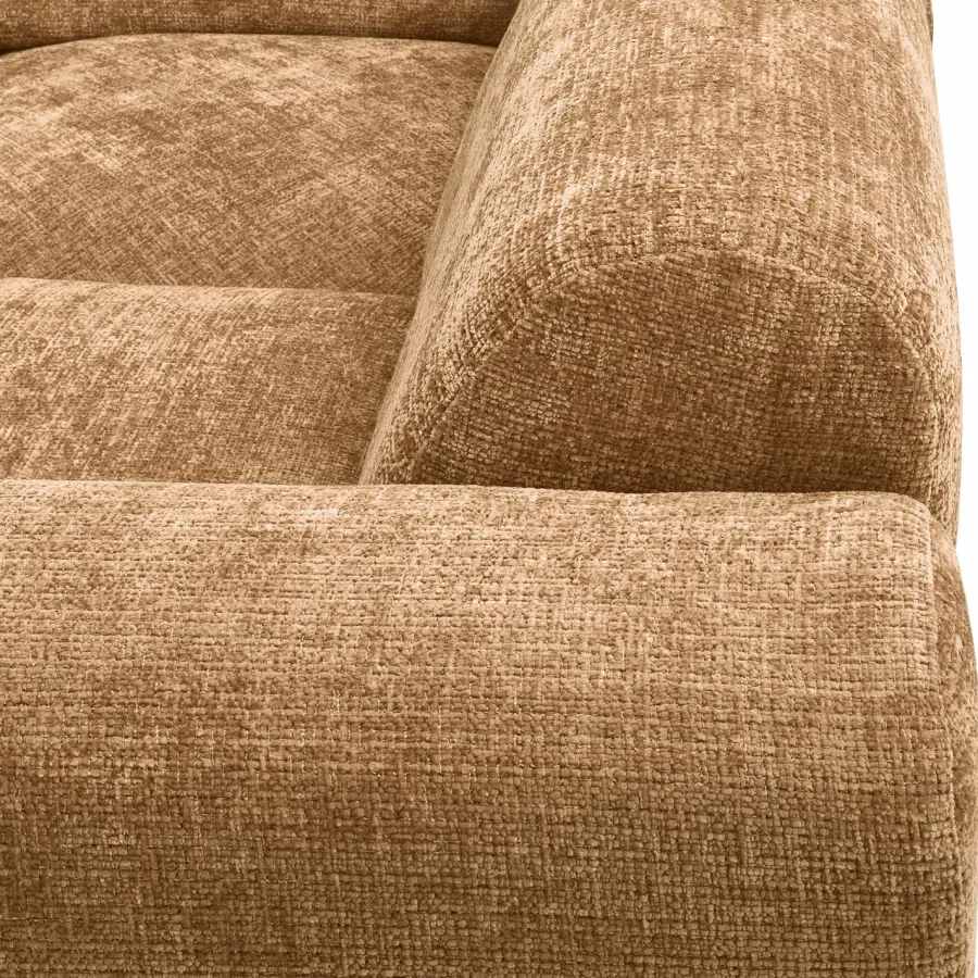 Woood CLOUD hoekbank rechts geweven chenille honinggeel Online