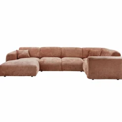 Woood CLOUD hoekbank rechts geweven chenille terra Discount
