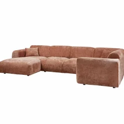 Woood CLOUD hoekbank rechts geweven chenille terra Discount