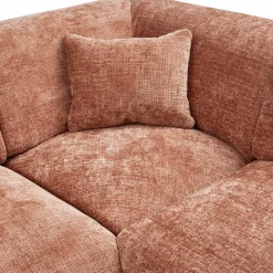 Woood CLOUD hoekbank rechts geweven chenille terra Discount