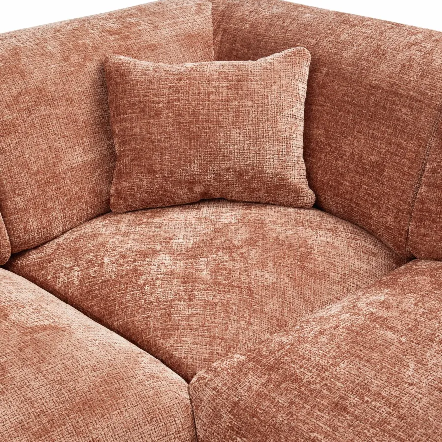 Woood CLOUD hoekbank rechts geweven chenille terra Discount