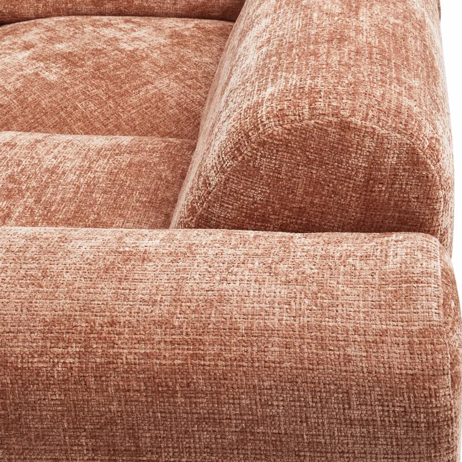 Woood CLOUD hoekbank rechts geweven chenille terra Discount