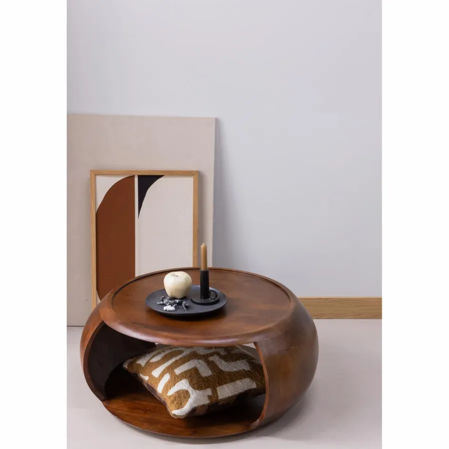 Woood Cole Salontafel Mango Hout Bruin Hot