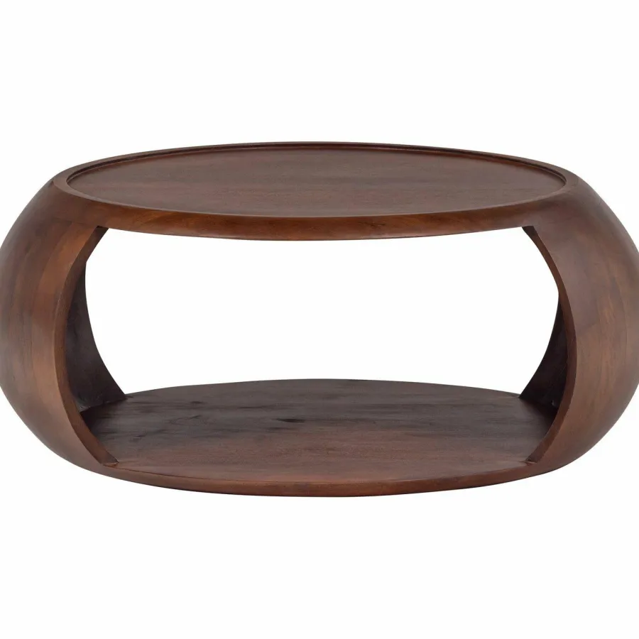 Woood Cole Salontafel Mango Hout Bruin Hot