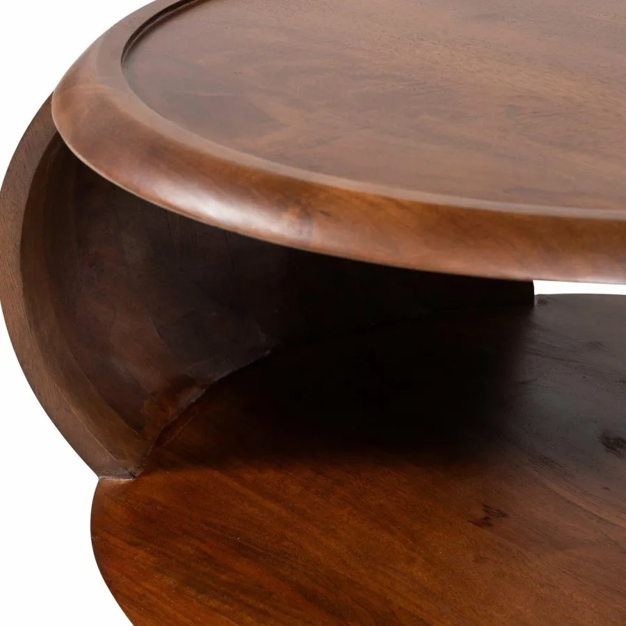 Woood Cole Salontafel Mango Hout Bruin Hot