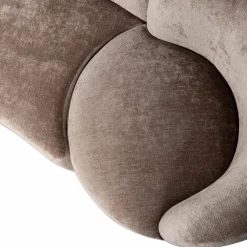 Woood Combi-popular: bankje + fauteuil + poef taupe Online