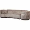 Woood Combi-popular: bankje + fauteuils taupe New