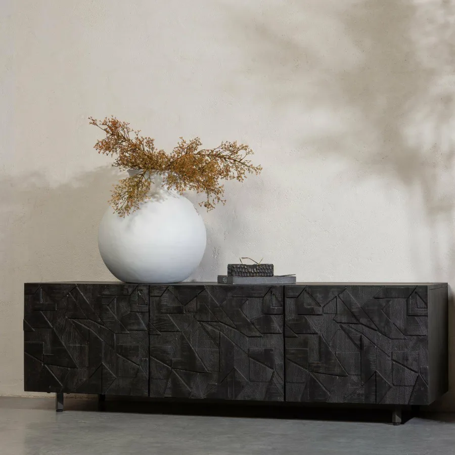 Woood COUNTER TV meubel mango zwart Online