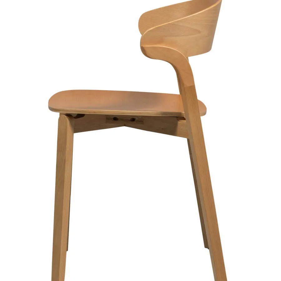 Woood CRAS eetkamerstoel naturel Outlet