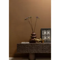 Woood Crumble carved tv meubel mango walnoot Clearance