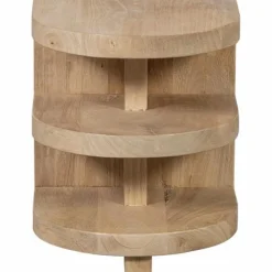 Woood Darren Halfronde Bijzettafel Mango Hout Naturel Hot