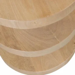 Woood Darren Halfronde Bijzettafel Mango Hout Naturel Hot