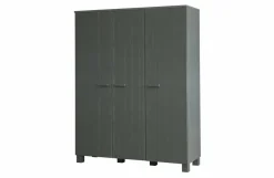 Woood Dennis 3-deurs Kast Grenen Steel Grey Geborsteld [fsc] New