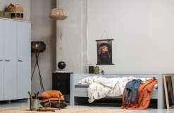 Woood Dennis 3-deurs Kast Grenen Betongrijs Geborsteld [fsc] Clearance