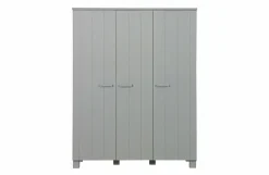 Woood Dennis 3-deurs Kast Grenen Betongrijs Geborsteld [fsc] Clearance