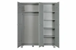 Woood Dennis 3-deurs Kast Grenen Betongrijs Geborsteld [fsc] Clearance