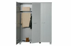 Woood Dennis 3-deurs Kast Grenen Betongrijs Geborsteld [fsc] Clearance
