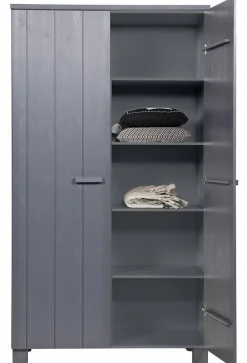 Woood Dennis Kast Grenen Steel Grey Geborsteld [fsc] Sale