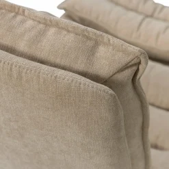 Woood Draaifauteuil Kube met hocker naturel Best