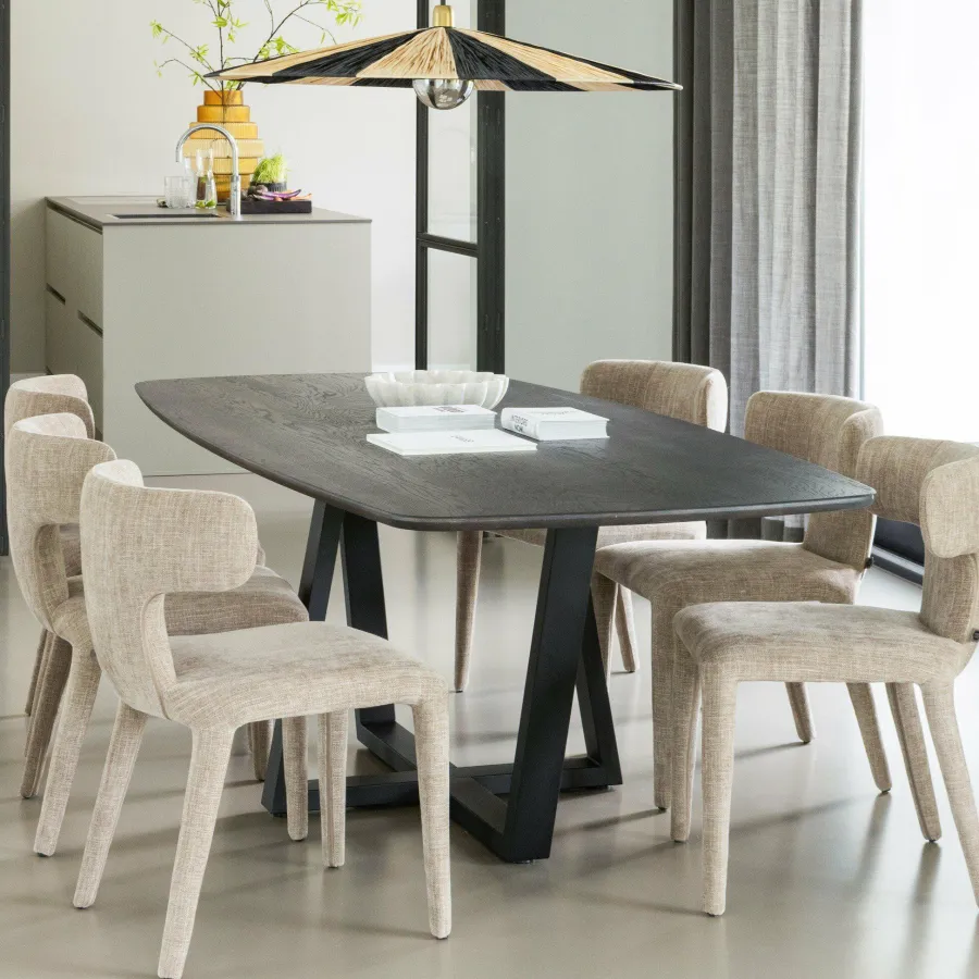 Woood Eettafel Tablo Deens Ovaal met vele mogelijkheden Sale