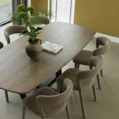 Woood Eettafel Tablo Deens Ovaal met vele mogelijkheden Sale