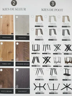 Woood Eettafel Tablo Organisch met vele mogelijkheden New