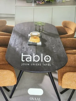 Woood Eettafel Tablo Ovaal met vele mogelijkheden New