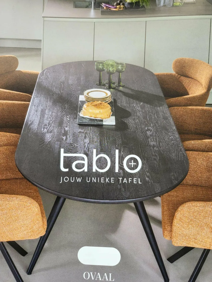 Woood Eettafel Tablo Ovaal met vele mogelijkheden New