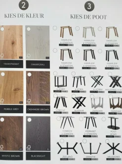 Woood Eettafel Tablo Ovaal met vele mogelijkheden New