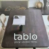Woood Eettafel Tablo Rechthoekig met vele mogelijkheden Hot