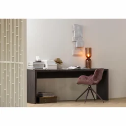 Woood Eliva eetkamerstoel structure velvet paars - set van 2 Online