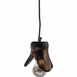 Woood Elle hanglamp klein glas bruin Online