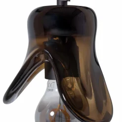 Woood Elle hanglamp klein glas bruin Online