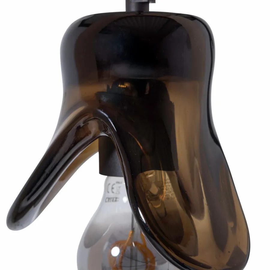 Woood Elle hanglamp klein glas bruin Online