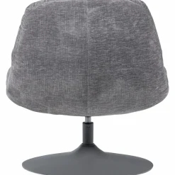 Woood Elvi Draaifauteuil Chenille Structuur Lichtgrijs