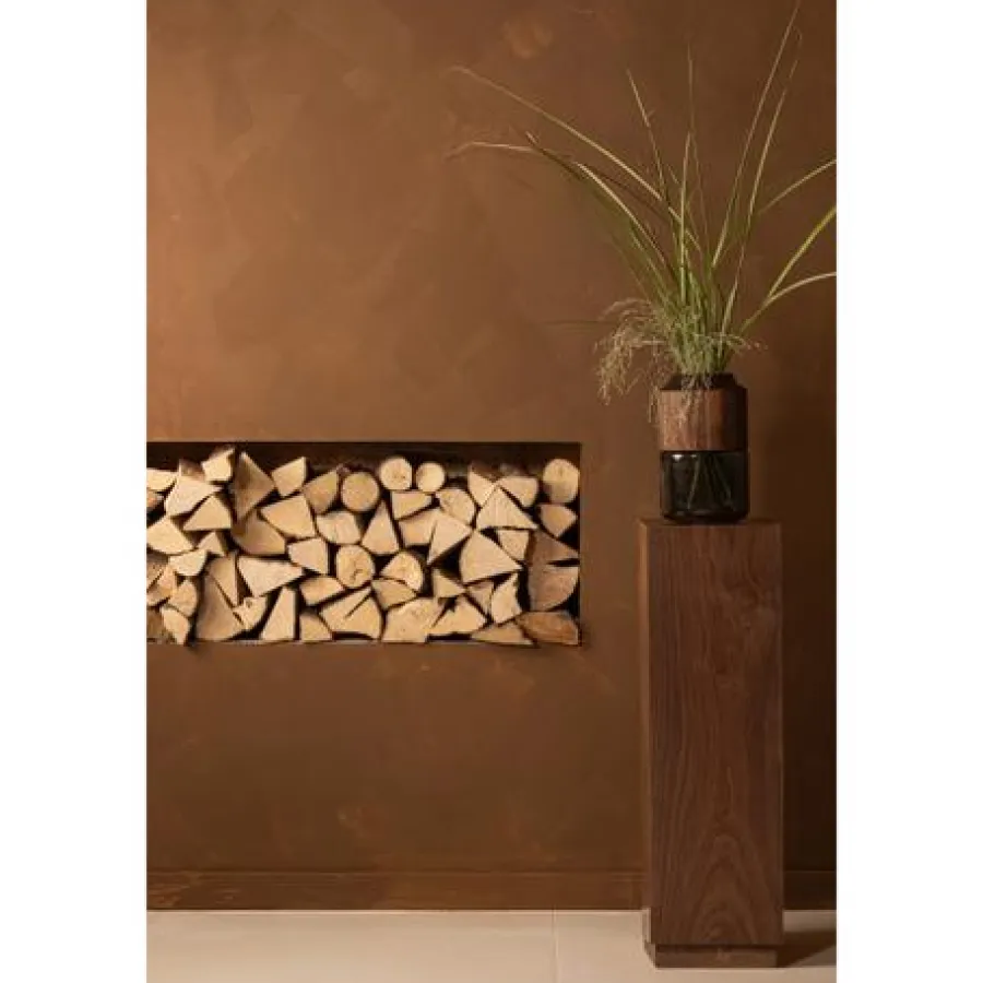 Woood Enid Plantenstandaard Hout Walnoot Best